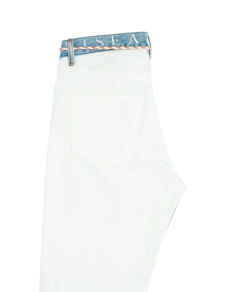 JEAN'S PASCAL TWO-TONE WHITE/BLUE