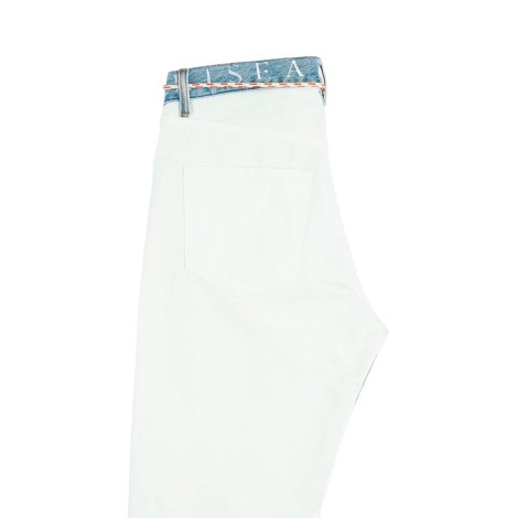 JEAN'S PASCAL TWO-TONE WHITE/BLUE