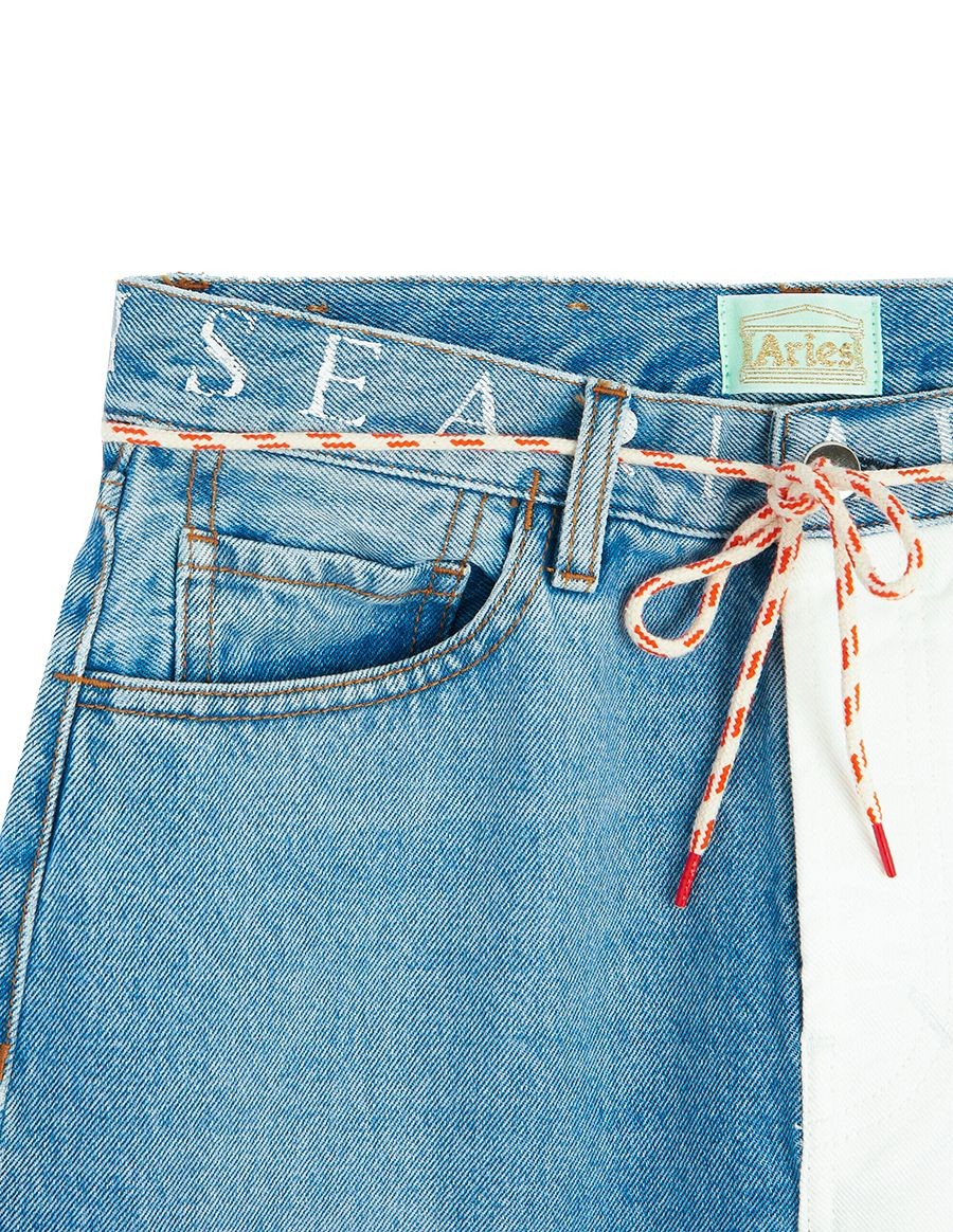 JEAN'S PASCAL TWO-TONE WHITE/BLUE