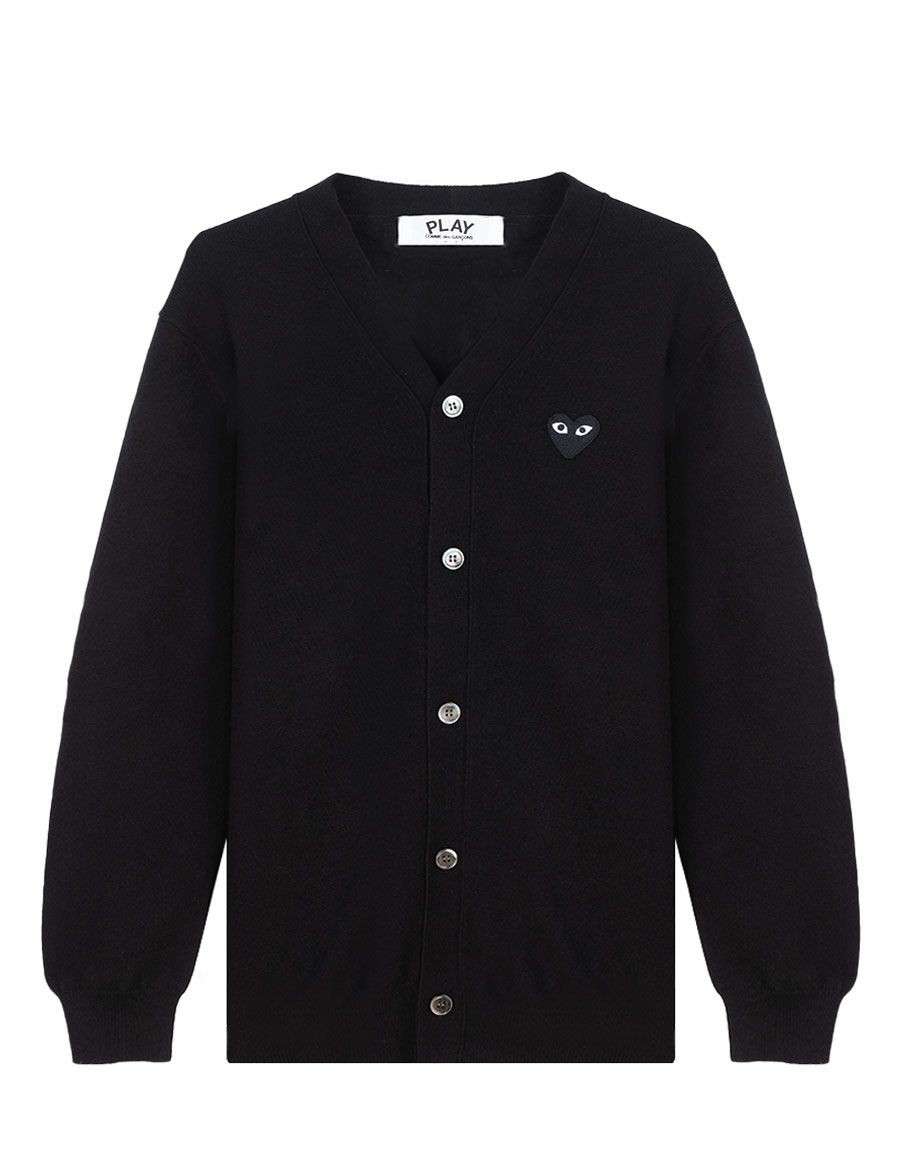 cardigan-knit-laine-black-p1n024azn024-comme-des-garcons-play