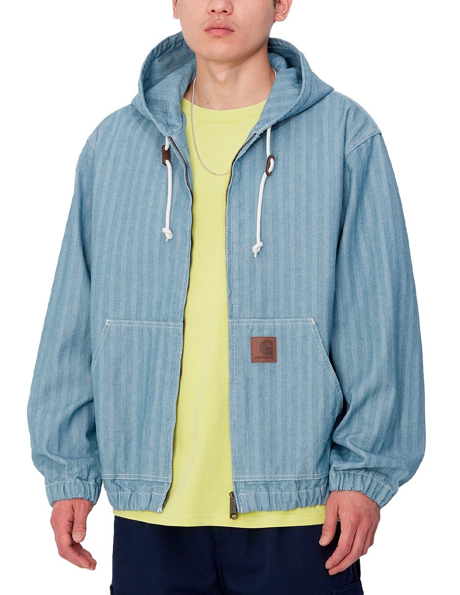 JACKET MENARD MONSEY BLUE RINSED