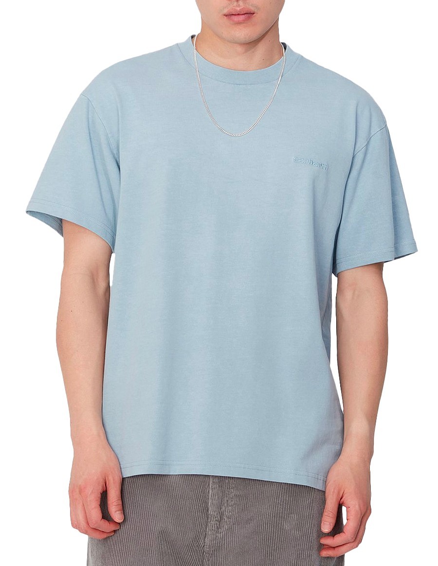 TSHIRT DUSTER SCRIPT MISTY SKY