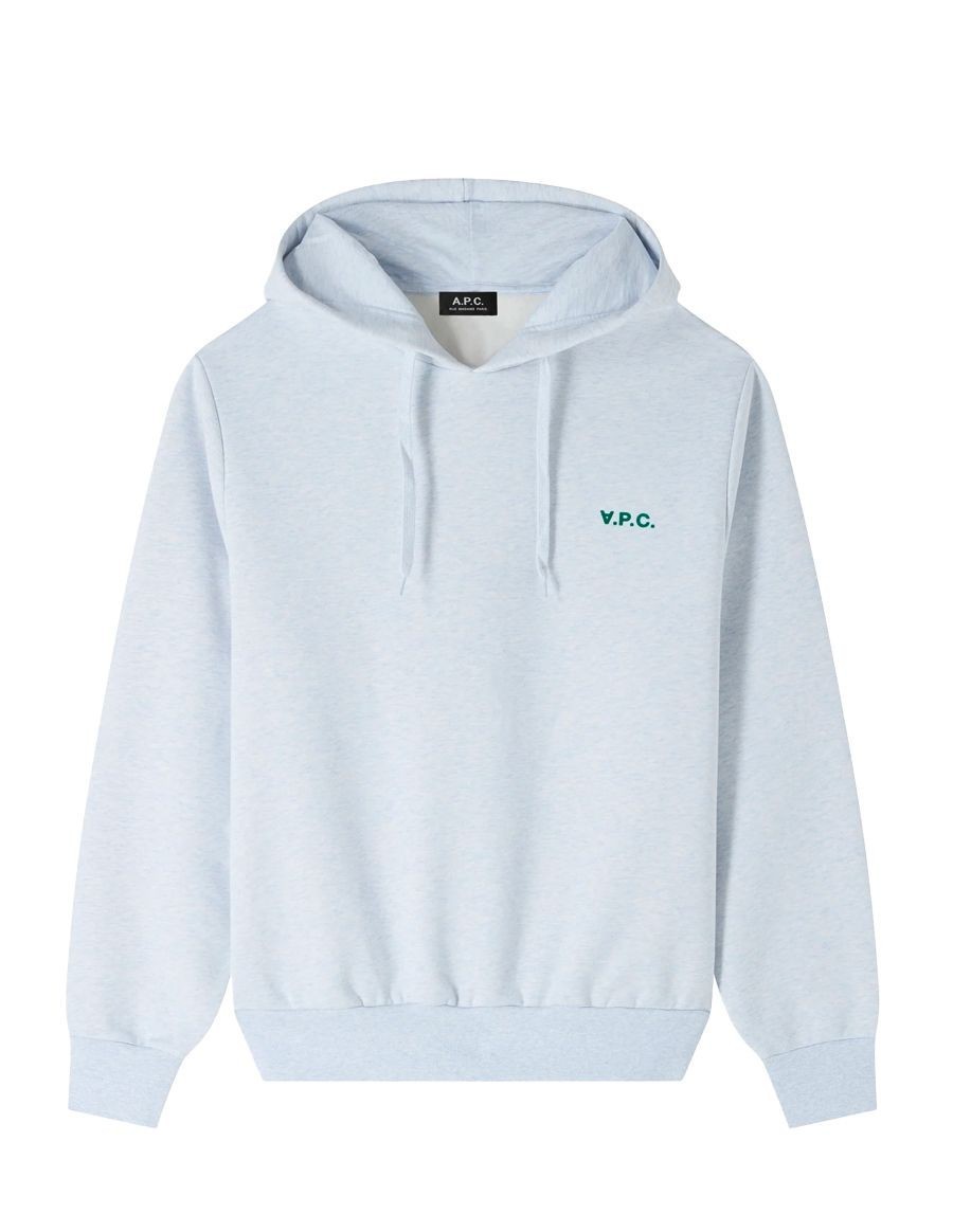 HOODIE BOXY PETIT VPC BLEU CIEL CHINE