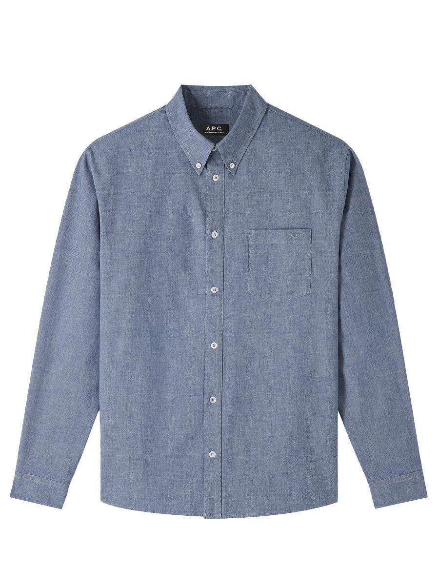 SHIRT EDOUARD BRODEE INDIGO