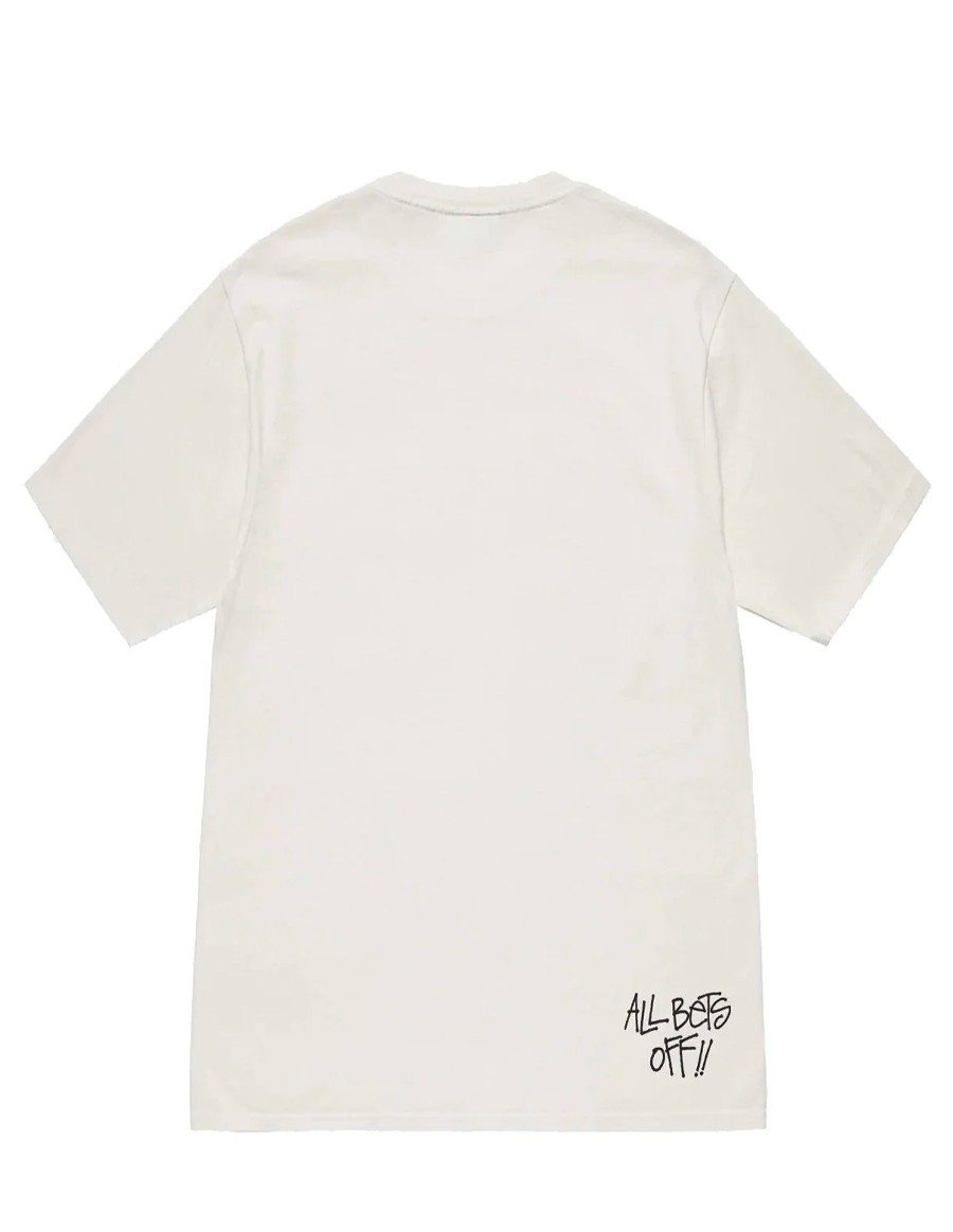 ALL BETS OFF PIG. DYED TEE NATURAL