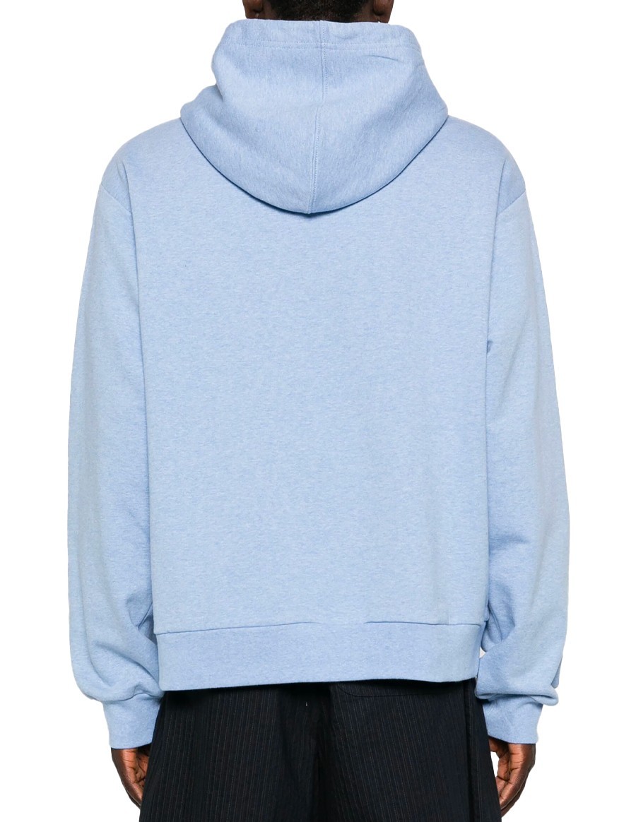 SWEATSHIRT LOOPBACK ORGANIC COTTON LIGHT BLUE