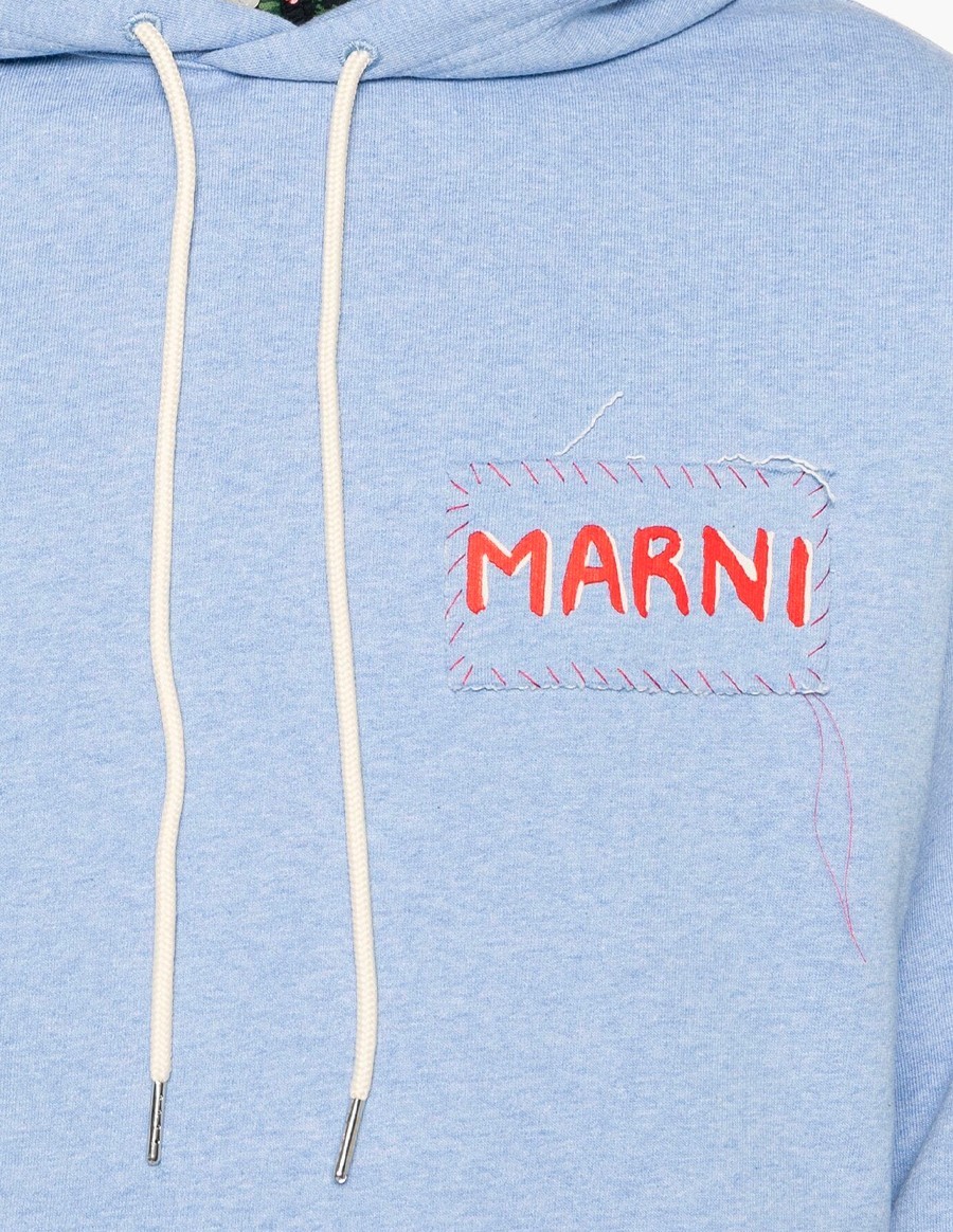 SWEATSHIRT LOOPBACK ORGANIC COTTON LIGHT BLUE