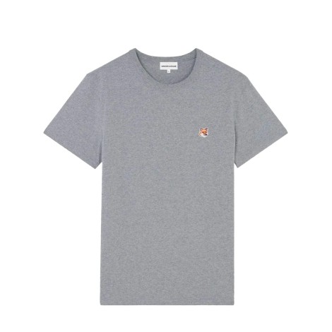 FOX HEAD PATCH REGULAR TEE SHIRT DARK GREY MELANGE