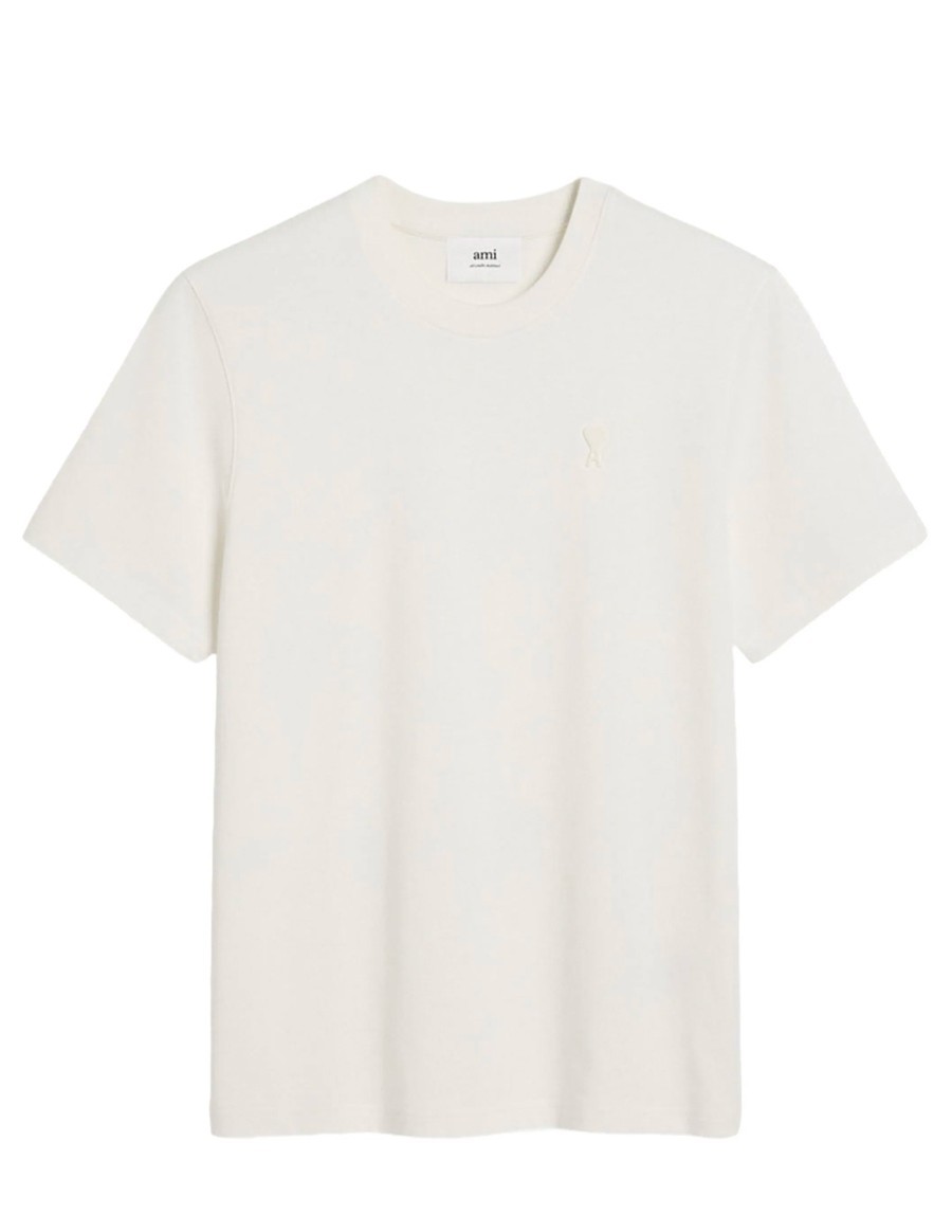 T-SHIRT AMI DE COEUR EMBOSSE OFF WHITE