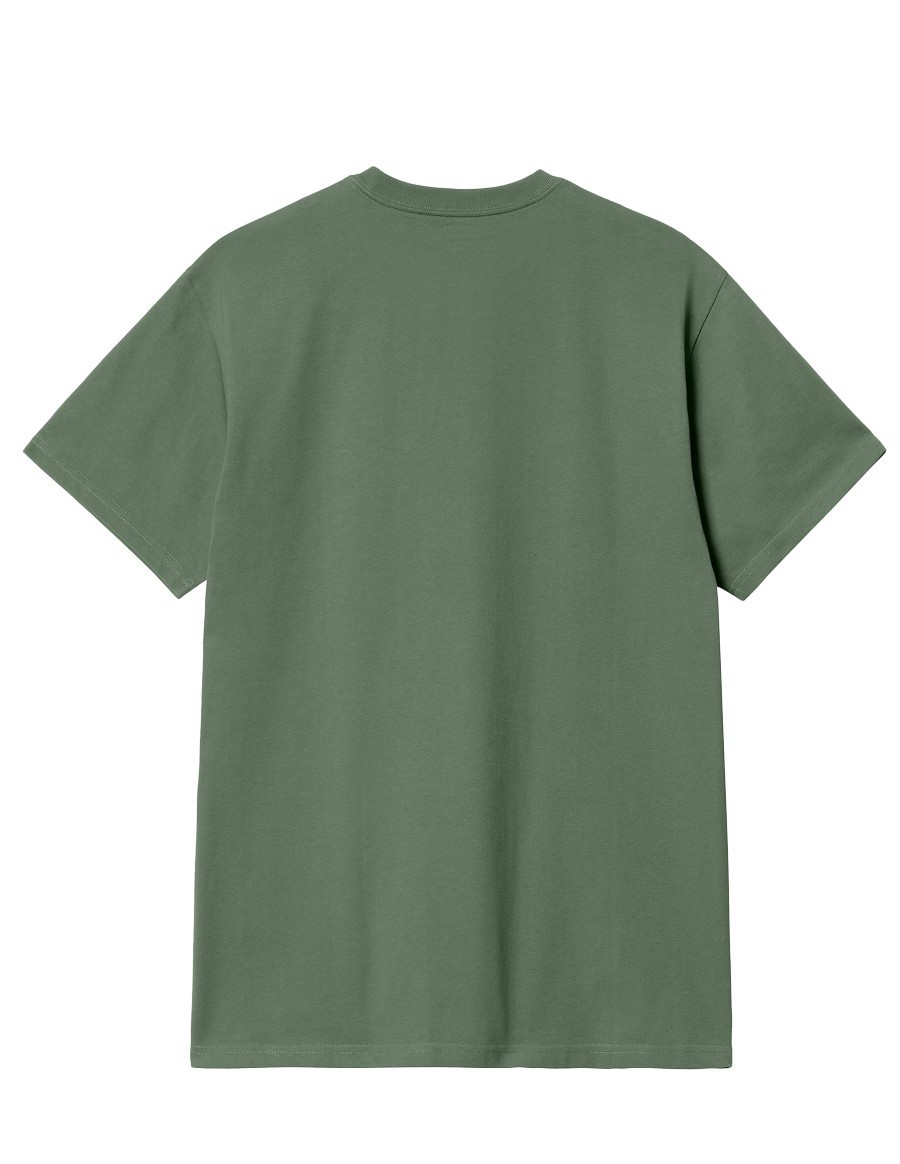 TSHIRT CHASE DUCK GREEN GOLD