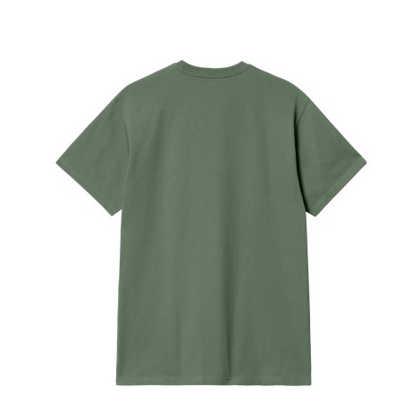 TSHIRT CHASE DUCK GREEN GOLD