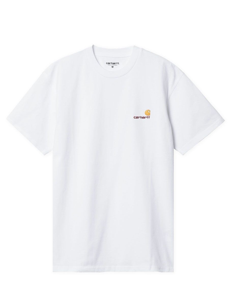 TSHIRT AMERICAN SCRIPT WHITE