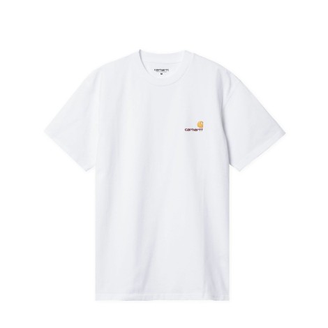 TSHIRT AMERICAN SCRIPT WHITE