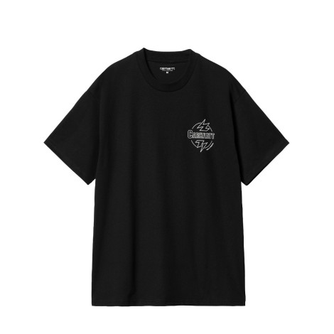 TSHIRT ABLAZE BLACK WAX