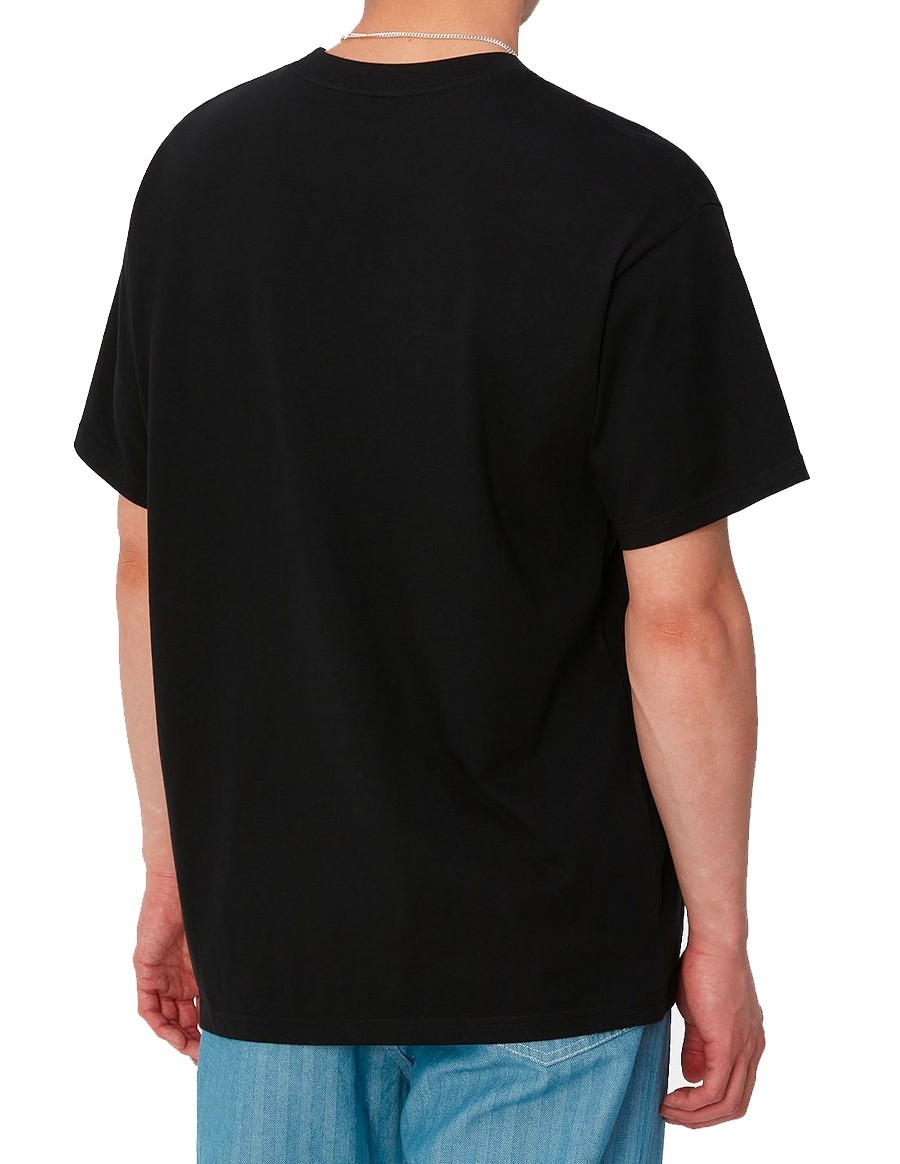 TSHIRT AMOUR POCKET BLACK WHITE