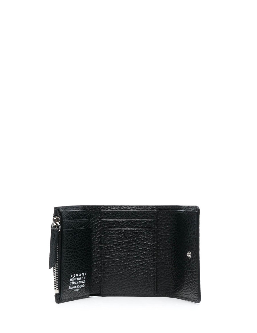 FOUR STITCHES WALLET BLACK