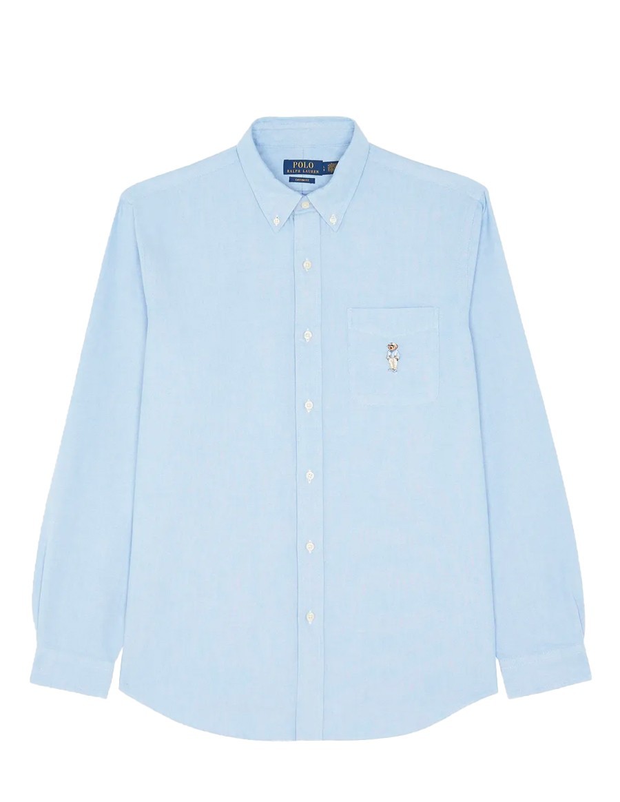 SHIRT SPORT OXFORD HEMINGWAY BEAR BLUE