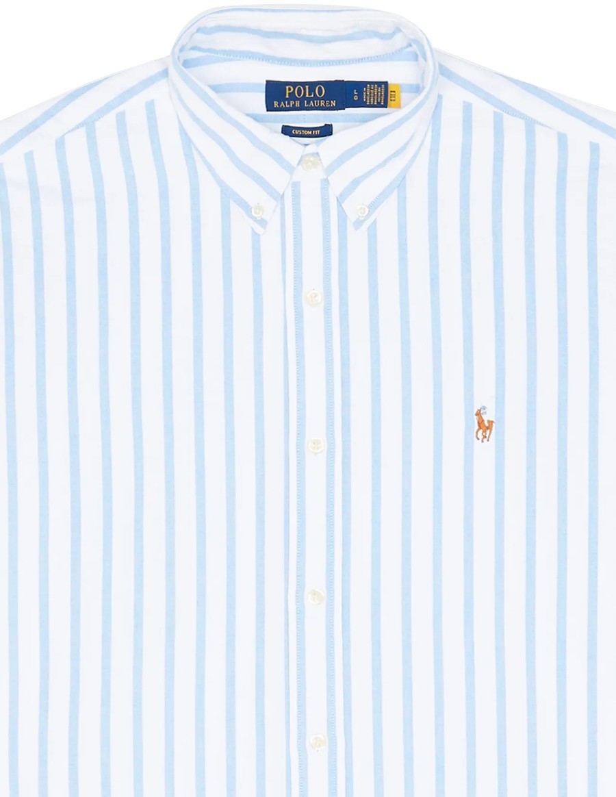 SHIRT SPORT OXFORD WHITE BLUE