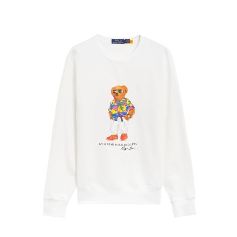 SWEAT POLO BEAR WHITE