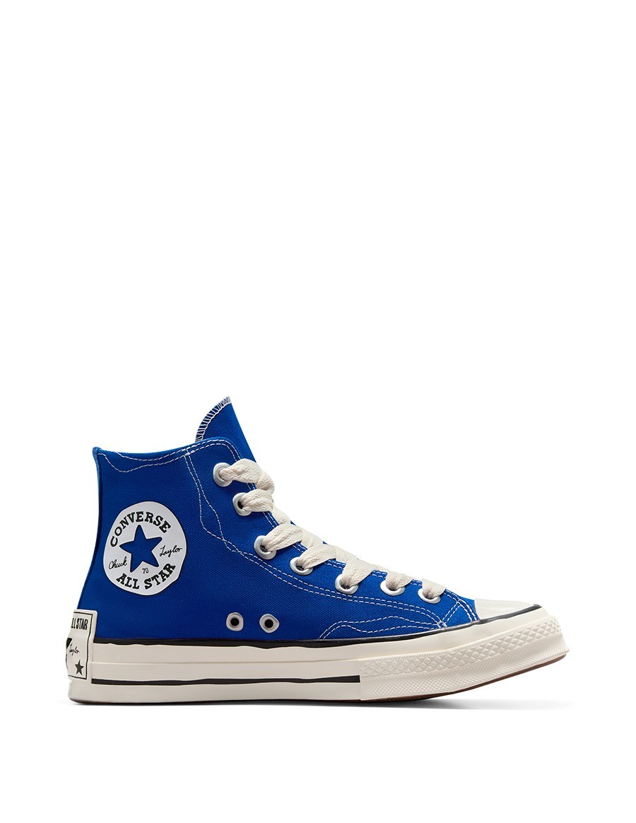 CHUCK 70HI BLUE WHITE BLACK