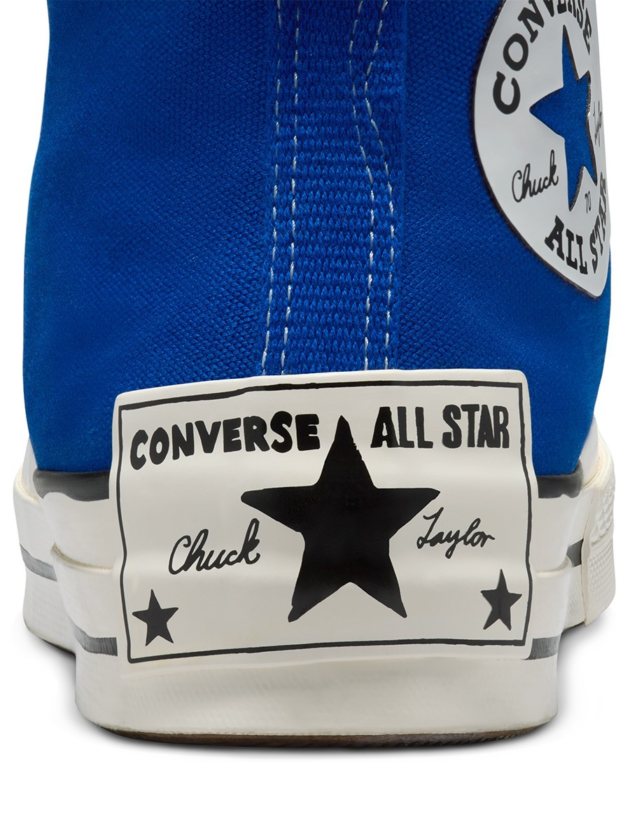 CHUCK 70HI BLUE WHITE BLACK