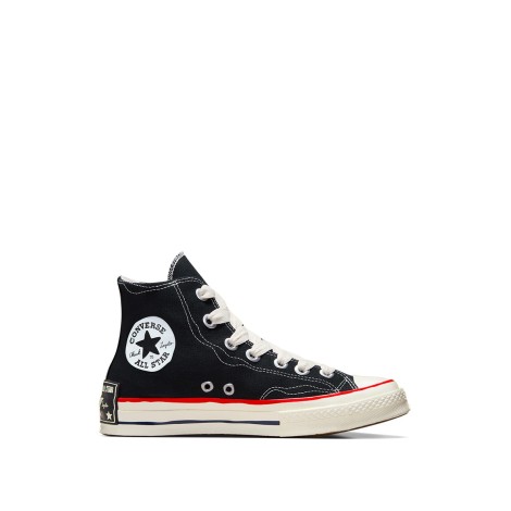 CHUCK 70 HI BLACK WHITE RED