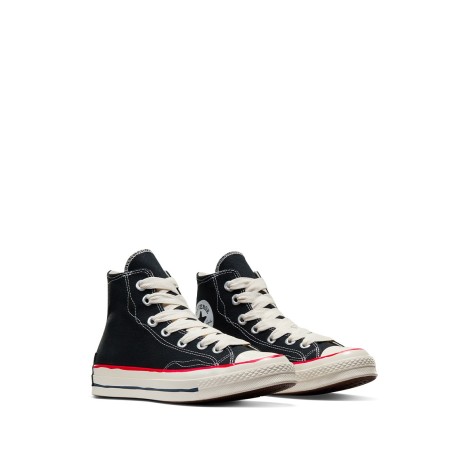 CHUCK 70 HI BLACK WHITE RED