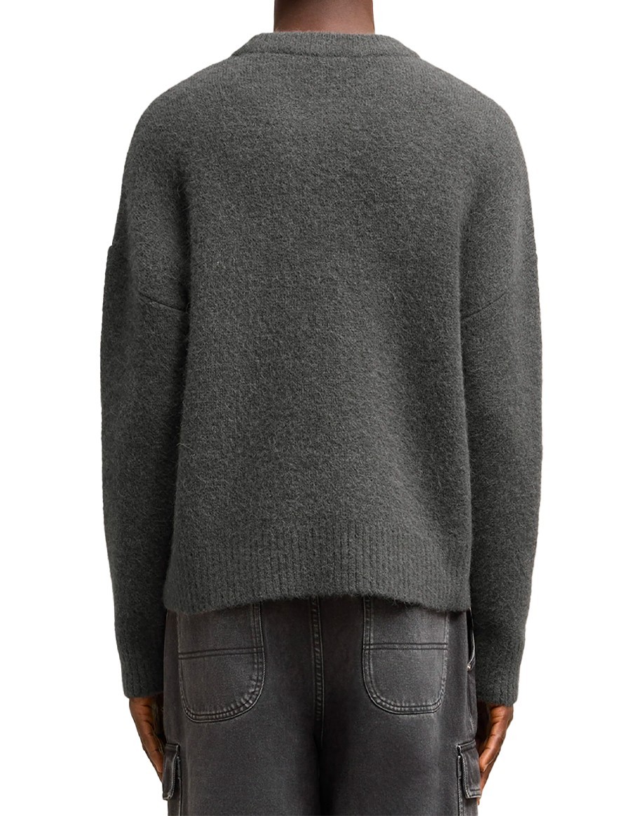 SWEATER AMI DE COEUR OFF-WHITE DARK GREY