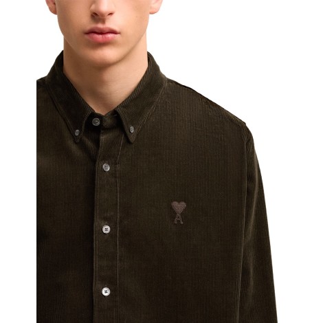 SHIRT CLASSIC FIT OXFORD DARK COFFEE