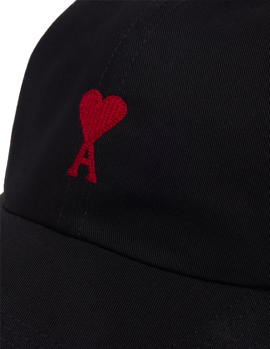 CAP RED ADC EMBROIDERY BLACK