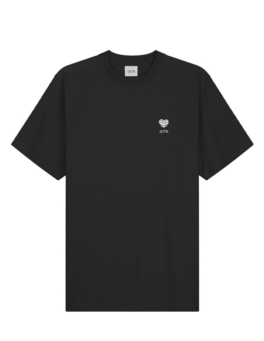 HEART LOGO T-SHIRT BLACK