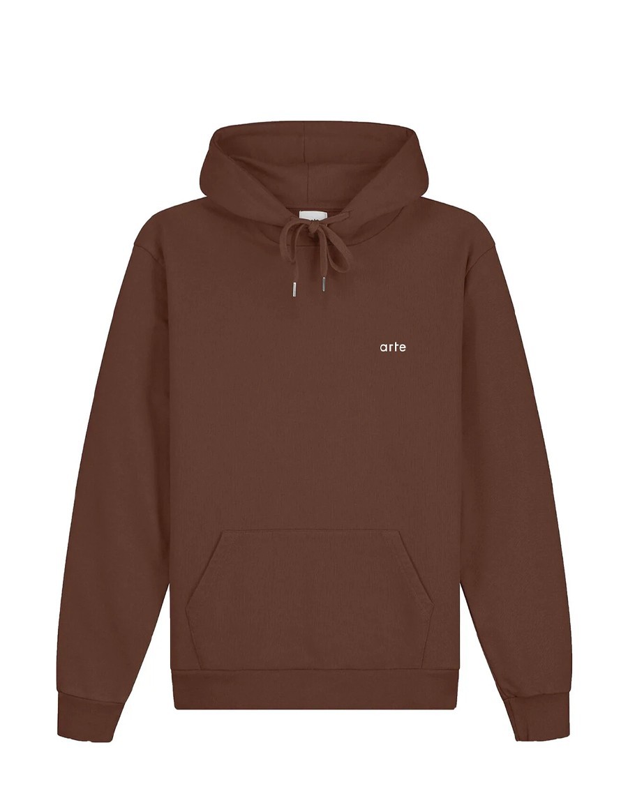 BLOOMING IDEAS HOODIE BROWN