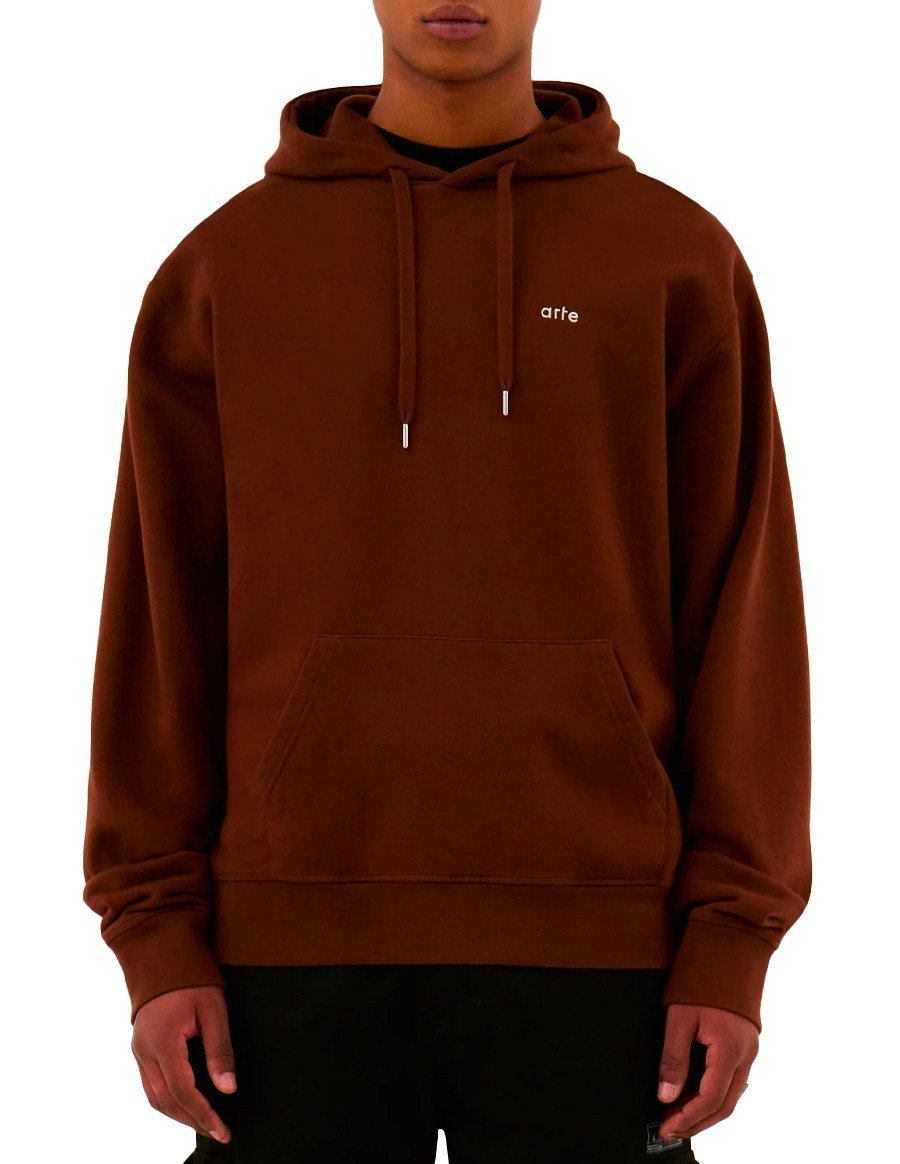 BLOOMING IDEAS HOODIE BROWN