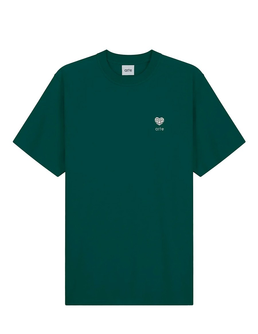 HEART LOGO T-SHIRT GREEN