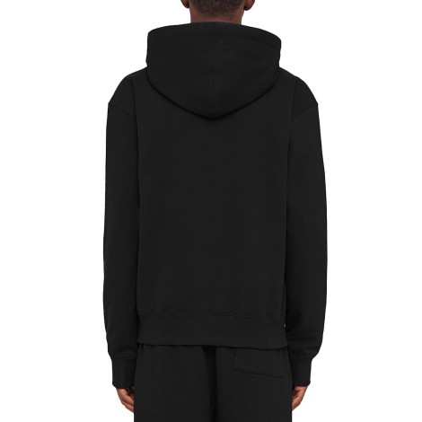 HOODIE SWEATSHIRT SUSTAINABLE COTTON BLACK