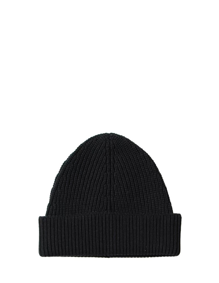 BEANIE FOUR STITCHES BLACK