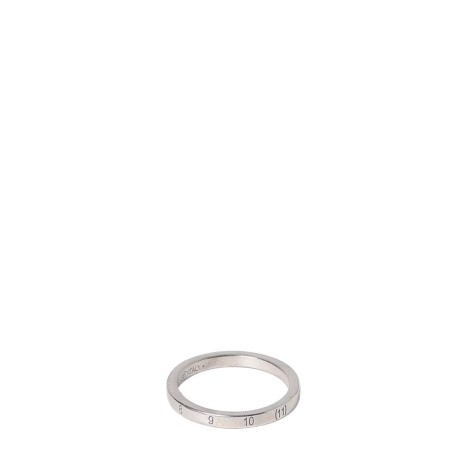 RING NUMERICAL ENGRAVED SILVER 2MM