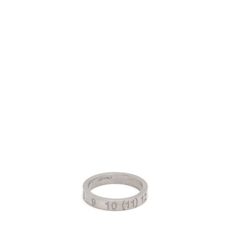 RING NUMERICAL ENGRAVED SILVER 4MM