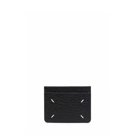 CARDHOLDER FOUR STITCHES BLACK