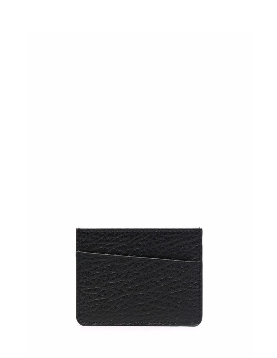 CARDHOLDER FOUR STITCHES BLACK