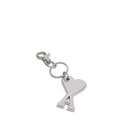 KEYRING AMI DE COEUR VIBRATED SILVER