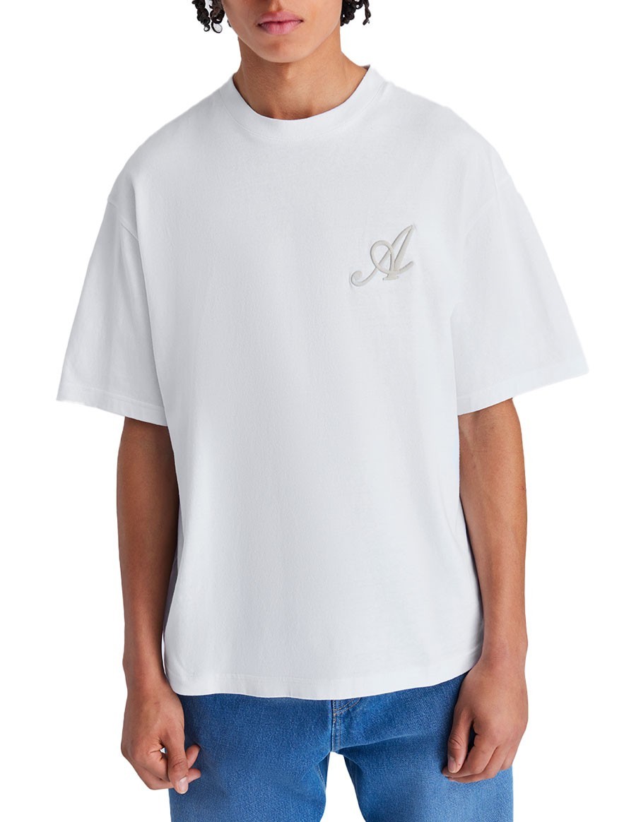 TSHIRT CAPITAL EMBROIDERED WHITE