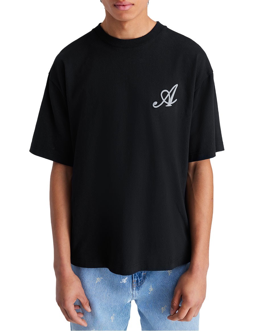 TSHIRT CAPITAL EMBROIDERED BLACK