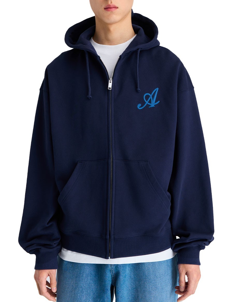 HOODIE MAINE ZIP UP NAVY