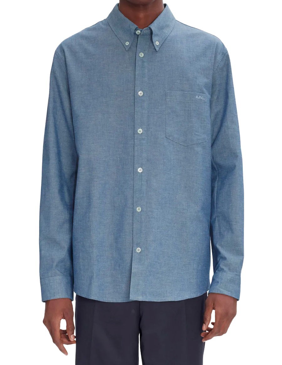 SHIRT EDOUARD BRODEE INDIGO