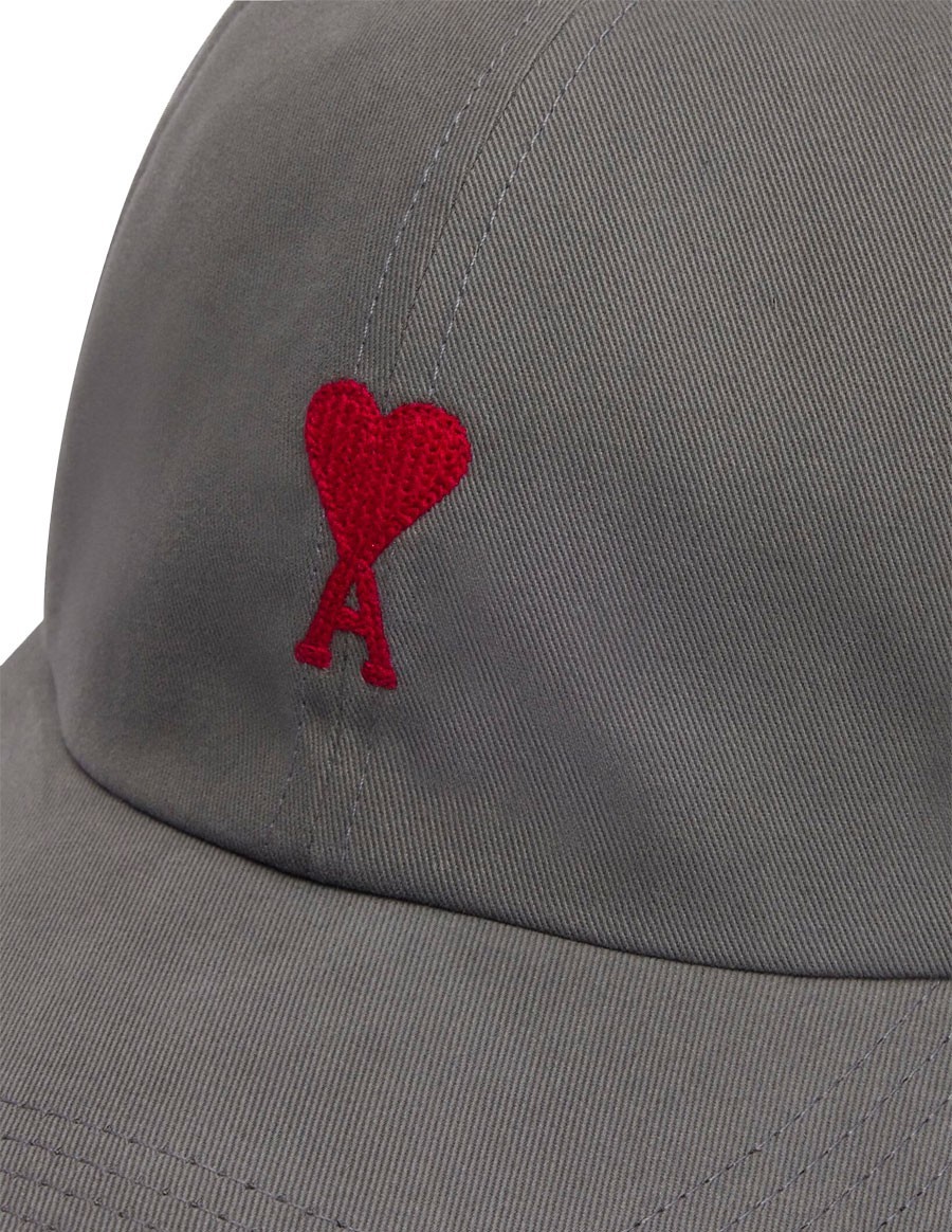 CAP RED ADC EMBROIDERY MINERAL GREY