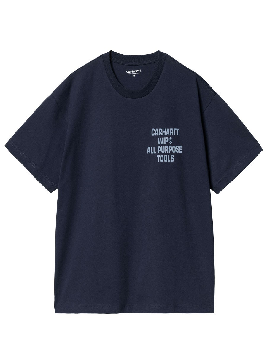 TSHIRT S/S CROSS SCREW AIR FORCE BLEU