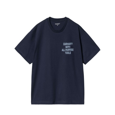 TSHIRT S/S CROSS SCREW AIR FORCE BLEU