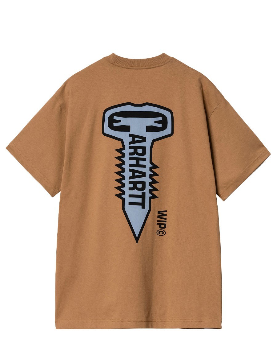 TSHIRT S/S CROSS SCREW PEANUT