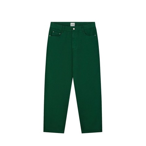 EMBROIDERY POCKET PANTS GREEN